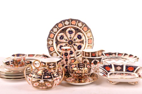 Lot 229 - A collection of Royal Crown Derby Imari ware,...