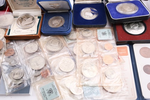 Lot 288 - A good collection of sterling silver proof...