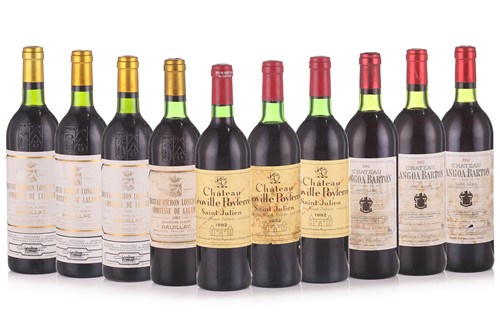 Lot 47 - 10 mixed bottles of Bordeaux comprising 3 x...