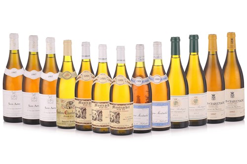 Lot 34 - 12 bottles of white Burgundy comprising 2 x...