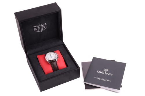 Lot 345 - A Tag Heuer Monza calibre 36 chronograph watch...
