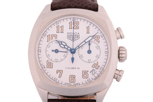 Lot 345 - A Tag Heuer Monza calibre 36 chronograph watch...