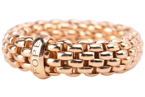 Lot 189 - FOPE - a Flex'it expandible ring in yellow...