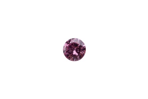 Lot 275 - A 0.09ct loose purplish-pink Argyle diamond,...