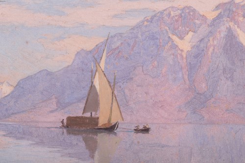 Lot 210 - François Bocion (1828 - 1890), Sailing vessel...