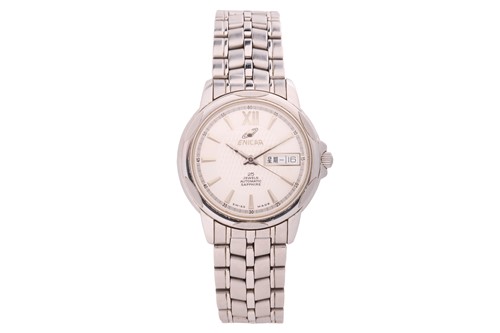 Lot 422 - An Enicar Day Date auomatic watch Model:...