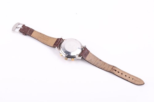 Lot 386 - A Universal Geneve Compax automatic watch...
