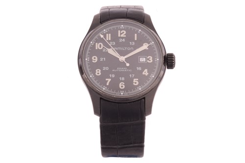 Lot 350 - A Hamilton Khaki Automatic gents watch Model:...