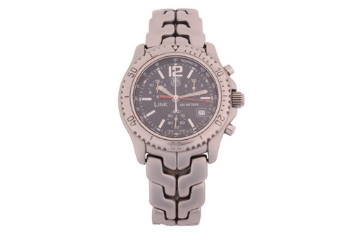 Lot 453 - A TAG Heuer Link Chronograph Jason Bourne...