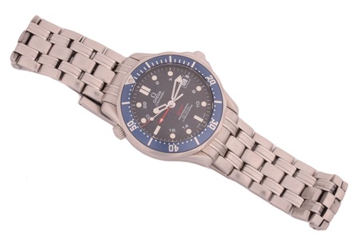 Lot 375 - An Omega Seamaster Professional GMT Co-Axial...