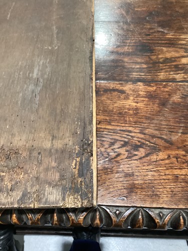 Lot 1 - A 17th-century carved-wood figure group,...