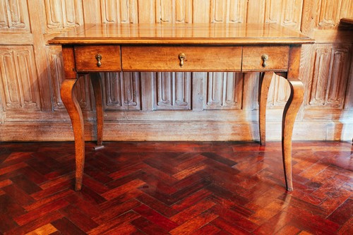 Lot 58 - A 19th-century style French walnut side table,...