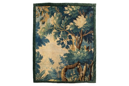 Lot 141 - A 17th-century Flemish verdure tapestry...