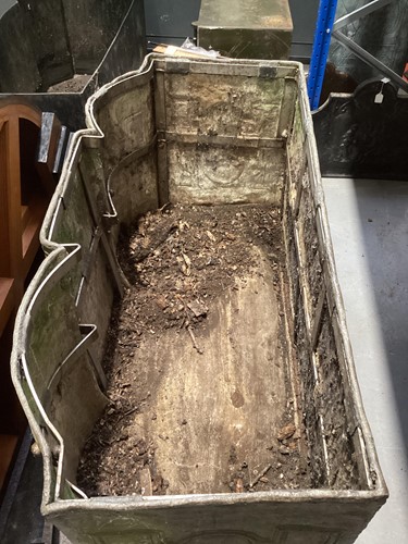 Lot 157 - An early 18th century very large lead...