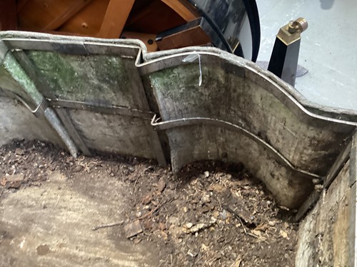 Lot 157 - An early 18th century very large lead...