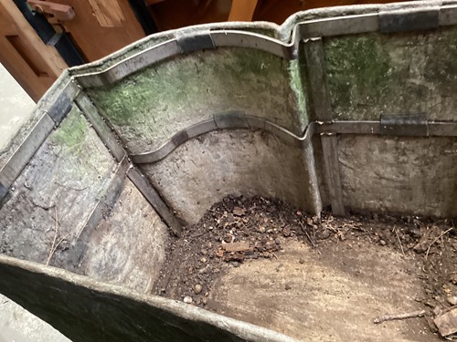 Lot 157 - An early 18th century very large lead...