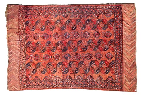 Lot 164 - A large antique "Old country house" red ground...