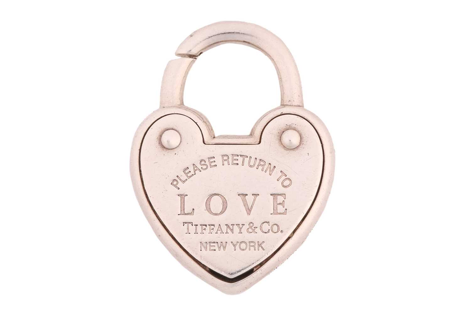 Sold at Auction: TIFFANY & CO PADLOCK NECKLACE STERLING SILVER LOCK