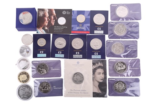 Lot 291 - A collection of twenty-one coins, comprising...