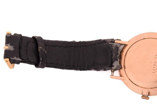 Lot 346 - A Doxa 14ct gold dress watch, featuring a...