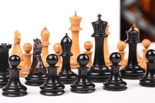 Lot 347 - Jacques, London: a 'Staunton Chess Men'...