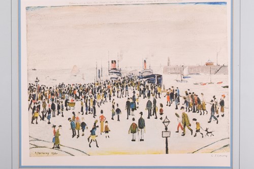 Lot 237 - L.S. Lowry (1887 - 1976), 'Ferry Boats',...