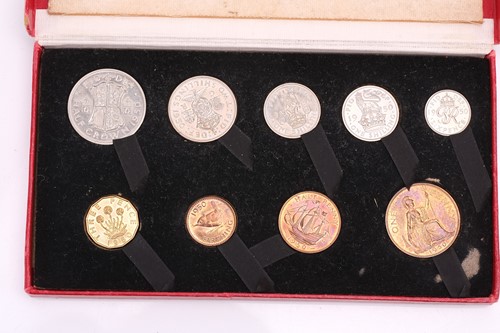 Lot 299 - Three Pre-decimalisation proof coin sets, 1950,...