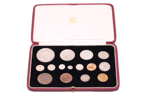 Lot 296 - A George VI 1937 specimen fifteen coin set,...