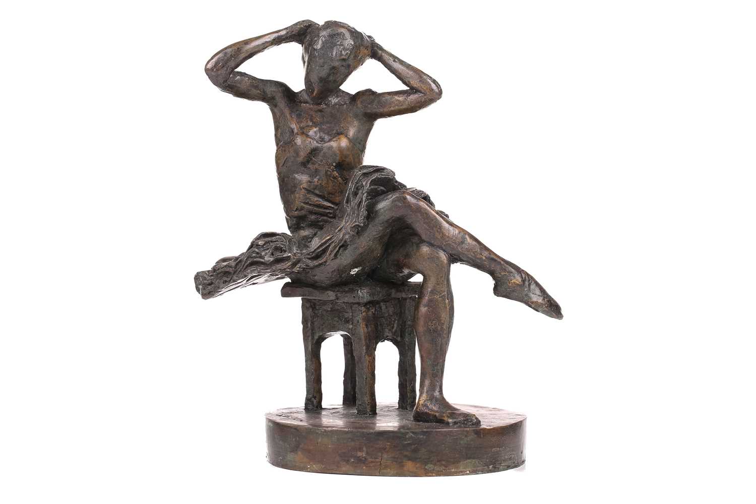 Lot 310 - Sidney Beck (b. 1936) South African, seated...