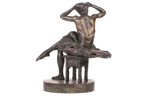 Lot 310 - Sidney Beck (b. 1936) South African, seated...