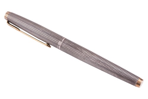 Lot 316 - Parker- a cartridge fountain pen, the white...