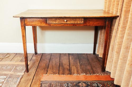 Lot 71 - A 19th century ash side table, the rectangular...