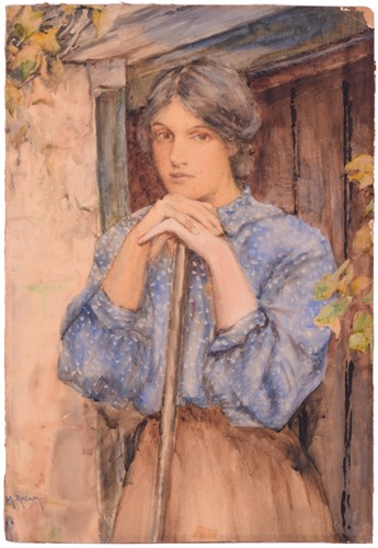 Lot 225 - Henry Meynell Rheam (1859-1920), Portrait of a...