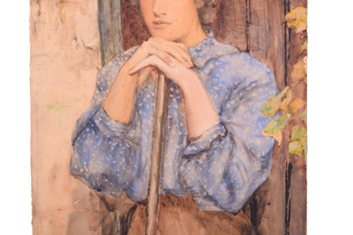 Lot 225 - Henry Meynell Rheam (1859-1920), Portrait of a...