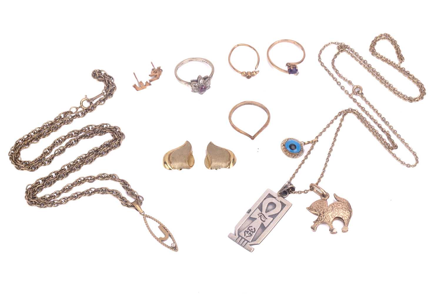 Lot 66 - A collection of mixed jewellery items...