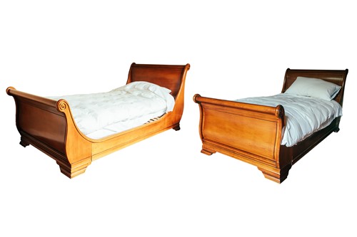 Lot 172 - A pair of 'And So To Bed' French-style...