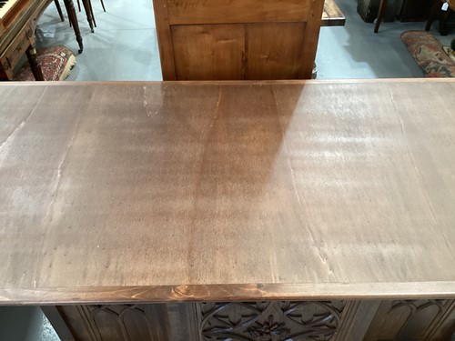 Lot 195 - A Gothic style walnut altar, by Laboratorio...