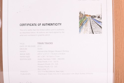 Lot 238 - Bob Dylan (b.1941) American, 'Train Tracks'...