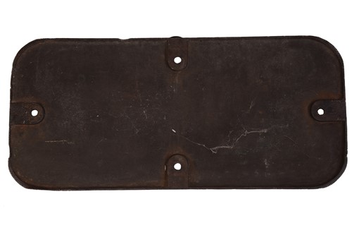 Lot 348 - A large cast brass cab side railway locomotive...