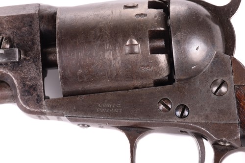 Lot 366 - A London-made Colt 1851 Navy pattern single...