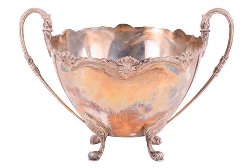 Lot 555 - A silver bowl by Cooper Brothers & Sons, with...
