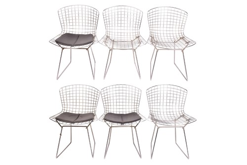 Lot 174 - Harry Bertoia, a set of six dining chairs,...