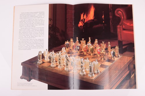Lot 310 - The Royal Houses of Britain Heraldic Chess Set,...