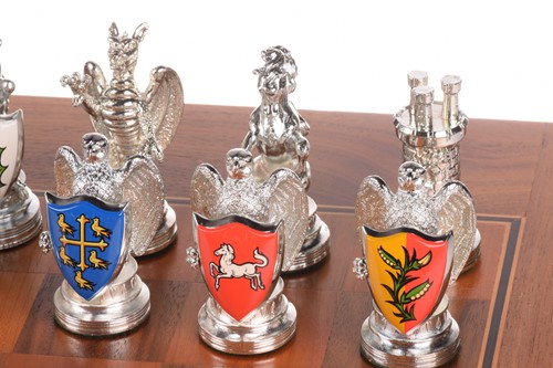 Lot 310 - The Royal Houses of Britain Heraldic Chess Set,...