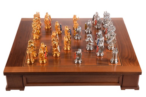 Lot 310 - The Royal Houses of Britain Heraldic Chess Set,...
