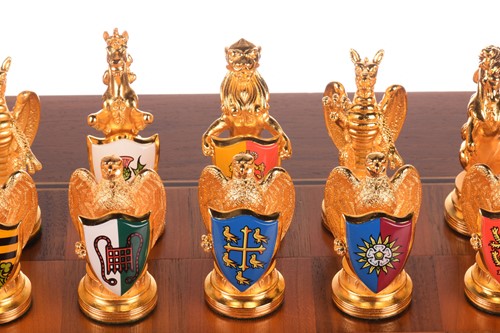 Lot 310 - The Royal Houses of Britain Heraldic Chess Set,...