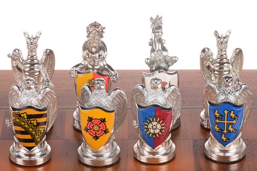 Lot 310 - The Royal Houses of Britain Heraldic Chess Set,...