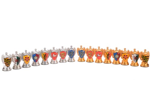 Lot 310 - The Royal Houses of Britain Heraldic Chess Set,...