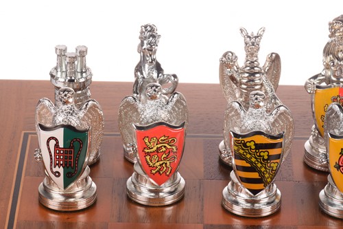 Lot 310 - The Royal Houses of Britain Heraldic Chess Set,...
