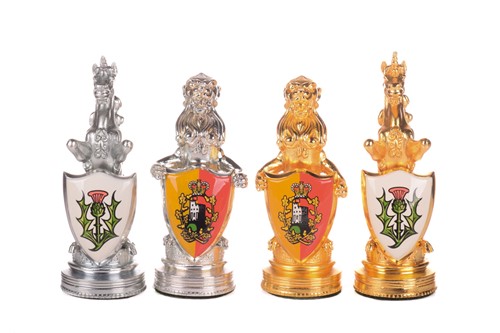 Lot 310 - The Royal Houses of Britain Heraldic Chess Set,...